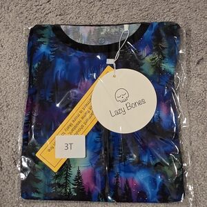 Lazy Bones Kids Pajama Set Northern Lights